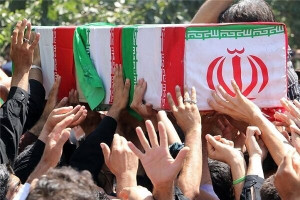 تصاویر جدید از مراسم تشییع شهدای حمله اسرائیل