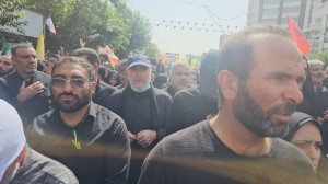 قالیباف در مراسم تشییع شهدای اقتدار