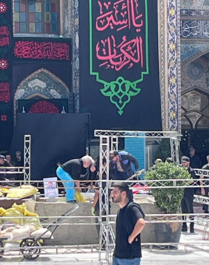 آماده‌سازی تعدادی از قبور شهدا در امام‌زاده صالح