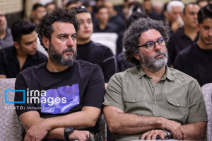 حضور هنرمندان در مراسم ترحیم برادرزاده محسن تنابنده