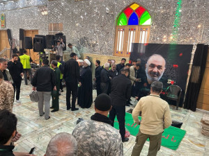آرامگاه سردار شهید سلامی در حرم حضرت عبدالعظیم