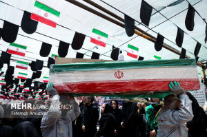 پیکر شهید سردار «اسلام احمدی علیایی» در ملارد تشییع شد