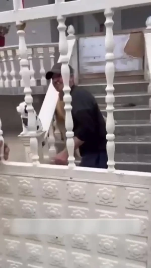 فیلم لحظه وحشتناک حمله شیر به انسان