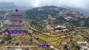 ببینید؛ طبیعت چشمنواز یک روستا در عربستان