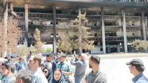 بازدید سخنگوی دولت از ساختمان شیشهای صداوسیما+ فیلم