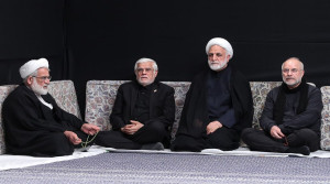 مداحی با مضمون ایران در عزاداری بیت رهبری