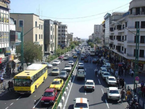 عکسی از خیابان پاسداران تهران، سال ۱۳۴۷