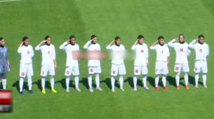 سلام نظامی بانوان فوتبالیست ایران