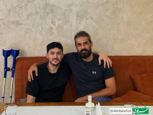 سردار آزمون تصویری از خودش در کنار سعید معروف منتشر کرد