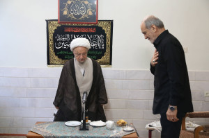 دیدار پزشکیان با آیتالله مکارم شیرازی + عکس