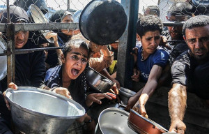 ۷۰ شهید گرسنگی طی ۲۴ ساعت در غزه