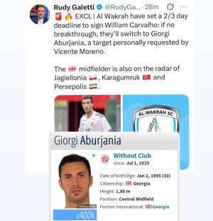 عکس/ خبرنگار ایتالیایی گزینه خط هافبک پرسپولیس را لو داد