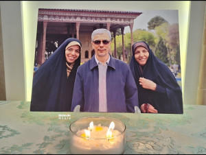 عکس/ قاب دیده نشده از همسر و فرزند سردار باقری