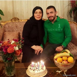 عکس/ همسر محجبه و جوان امیر قلعهنویی در کنار پسرش