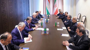 روسای جمهور ایران و تاجیکستان دیدار و گفتگو کردند