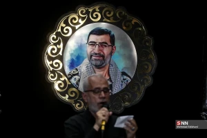 تصاویر؛ مراسم بزرگداشت فرمانده موشکی هوافضای سپاه