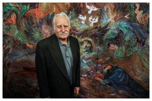 تصاویر قدیمی از استاد محمود فرشچیان