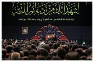 برگزاری مراسم عزاداری هیئتهای دانشجویی در حسینیه امام خمینی+ عکس