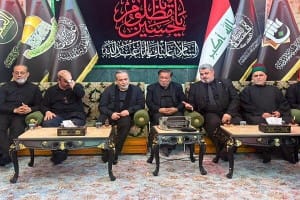 دیدار و رایزنی عراقچی با مسئولان تولیت حرم امام حسین (ع)