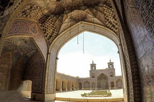مسجد صورتی شیراز کجاست ؟ + عکس مسجد صورتی شیراز