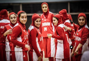قهرمانی دختران بسکتبال ایران در غرب آسیا