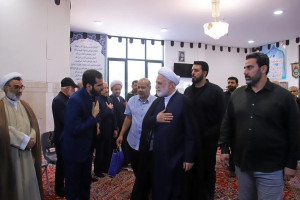 عکس | رئیس قوه قضاییه در مراسم اربعین شهادت شهید رشید