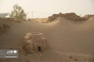 عکس | طوفان شن در روستاهای زابل