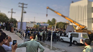 محل اعدام علنی بهمن فرزانه قاتل الهه حسین نژاد