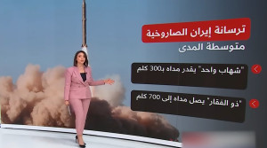 گزارش تلویزیون قطر از موشکهای ایران که چشم عربها را گرفته
