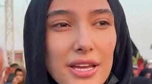 مبینا نعمتزاده در مسیر اربعین: حرکتم دلی است