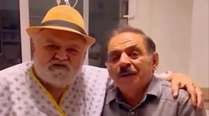 تصاویر اکبر عبدی همراه آقا رشید در بیمارستان!