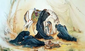 رهبر انقلاب: هربار به تابلو نگاه کردهام، گریه کردهام