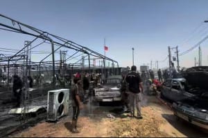 شمار جانباختگان و مصدومان آتشسوزی موکب در مهران