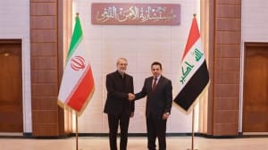 مذاکرات لاریجانی و الاعرجی درباره امنیت مرزها و توقف کشتار غزه