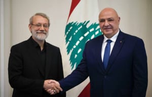 دیدار لاریجانی با رئیس جمهور لبنان
