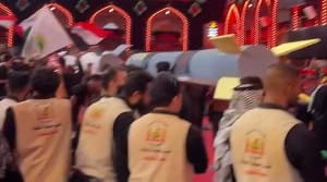 ماکت موشکهای ایران در حرم امام حسین (ع)