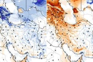 تفاوت ۴۱ درجهای دما در ۲ نقطۀ ایران