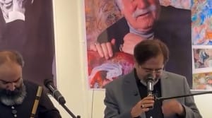 تصاویر هنرمندان مشهور در یادبود استاد فرشچیان