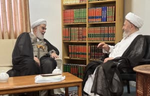 ابلاغ سلام رهبر انقلاب به دو مرجع تقلید