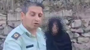 تصاویر دستگیری دزد زن پوش