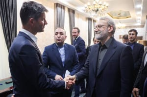 عکس | دیدار مشاور امنیت ملی سوئیس با «علی لاریجانی»
