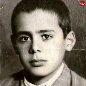 عکس/ جمشید هاشم پور و ناصر ملک مطیعی ۷۰ سال پیش در دوران کودکی