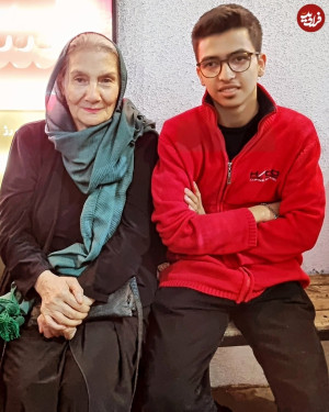 عکس/ مه لقا خانم سریال نون خ در ۷۸ سالگی با ظاهر متفاوت