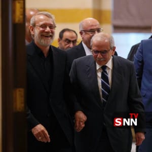 عکس/ تصویری پربازدید از ملاقات امروز دبیر شورایعالی امنیت ملی و نخست وزیر لبنان
