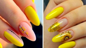ناخن زرد نئونی؛ بهترین مدل های 1035 برای عاشقان رنگ های جذاب