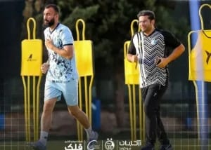 اولین تمرین چشمی در استقلال بعد از مصدومیت