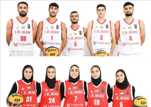پسران بسکتبال ۳ به ۳ ایران در فینال آسیا